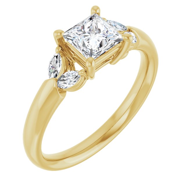 square-10K Yellow gold
