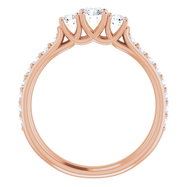 round-18K Rose gold