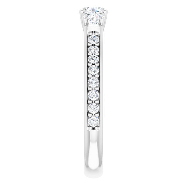 round-10K White gold