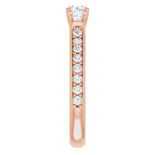 round-18K Rose gold