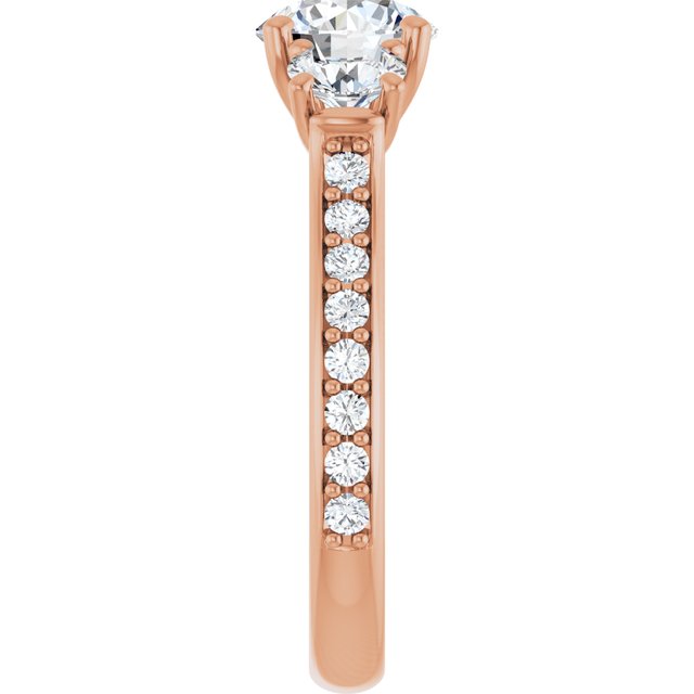 round-14K Rose gold