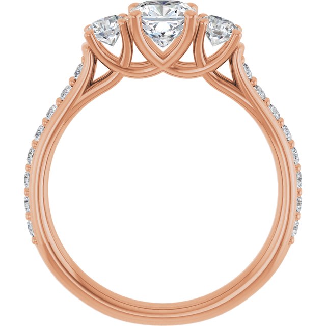 cushion-18K Rose gold