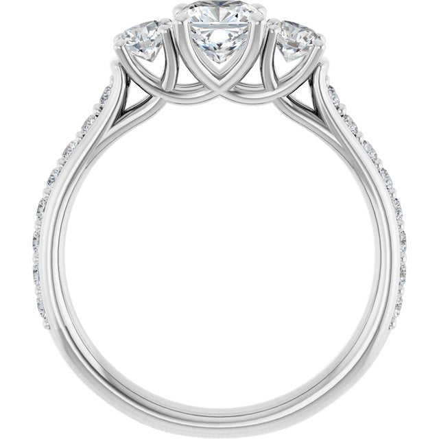 cushion-10K White gold