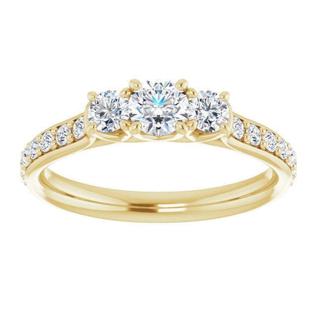 round-10K Yellow gold