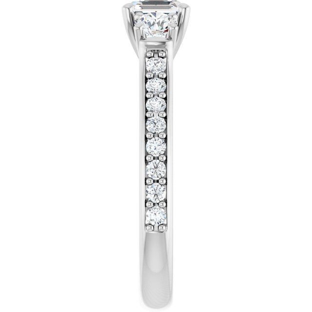asscher-10K White gold