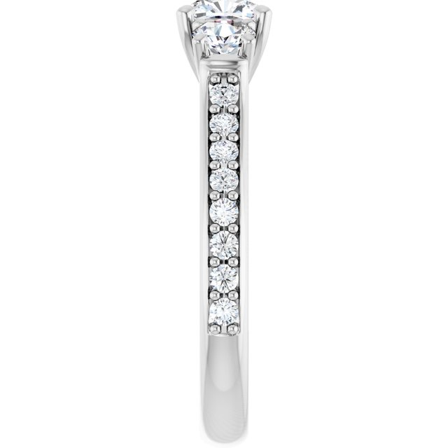 cushion-10K White gold