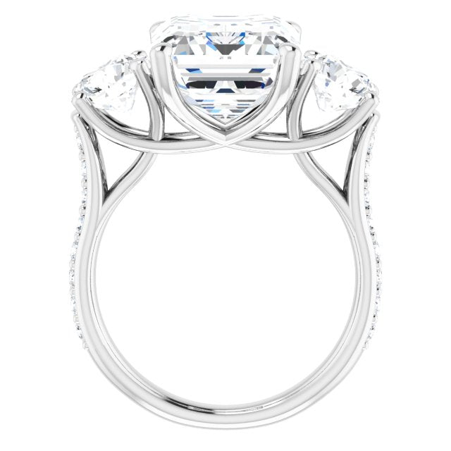 emerald-14K White gold