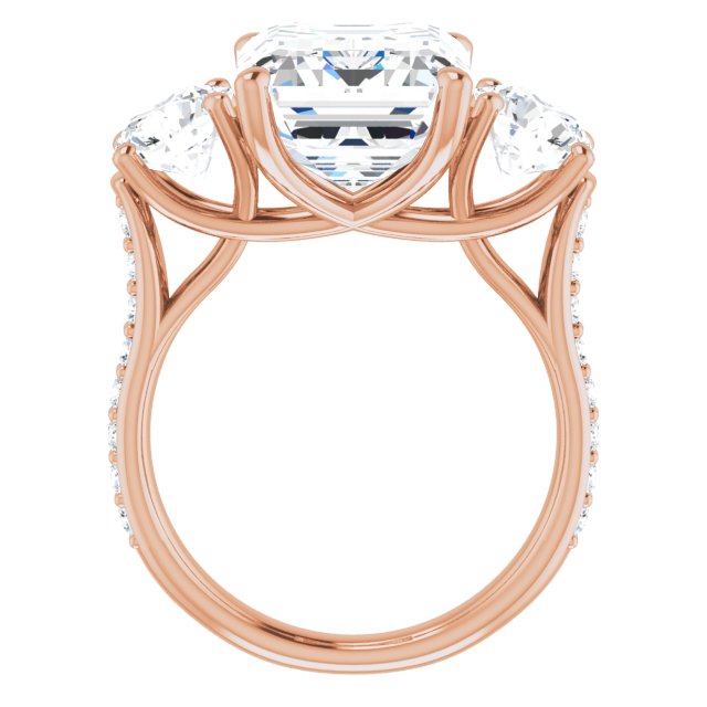 emerald-10K Rose gold