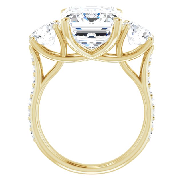 emerald-10K Yellow gold