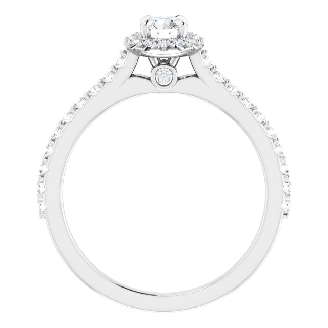round-14K White gold