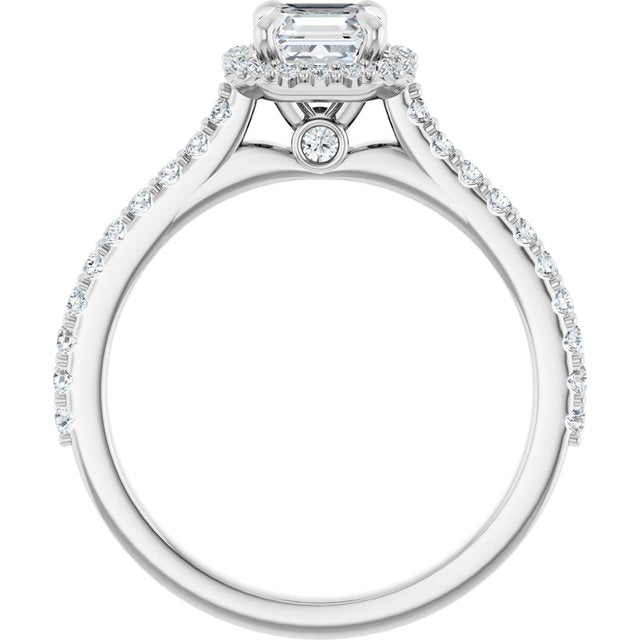 asscher-10K White gold
