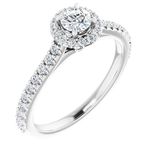 round-10K White gold