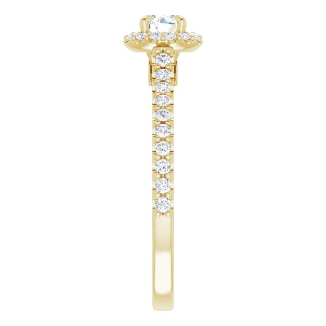 round-10K Yellow gold