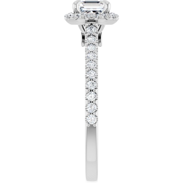 asscher-10K White gold