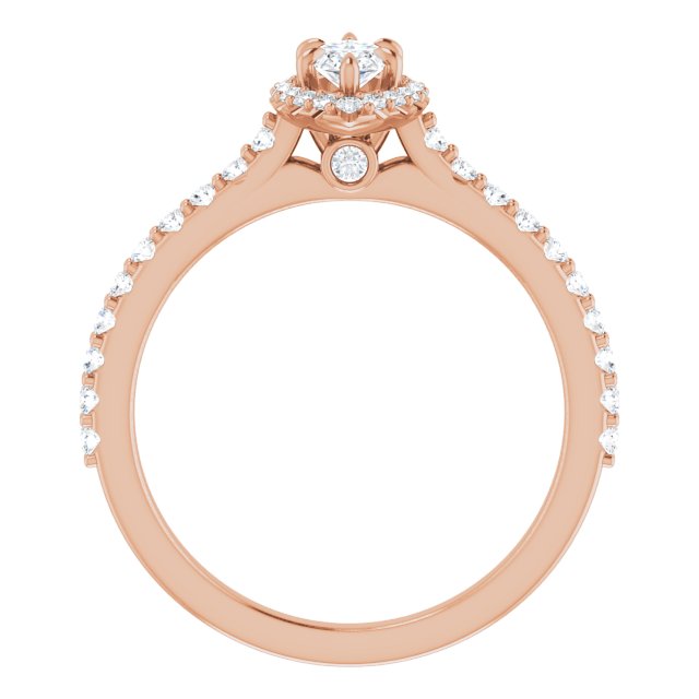 marquise-10K Rose gold