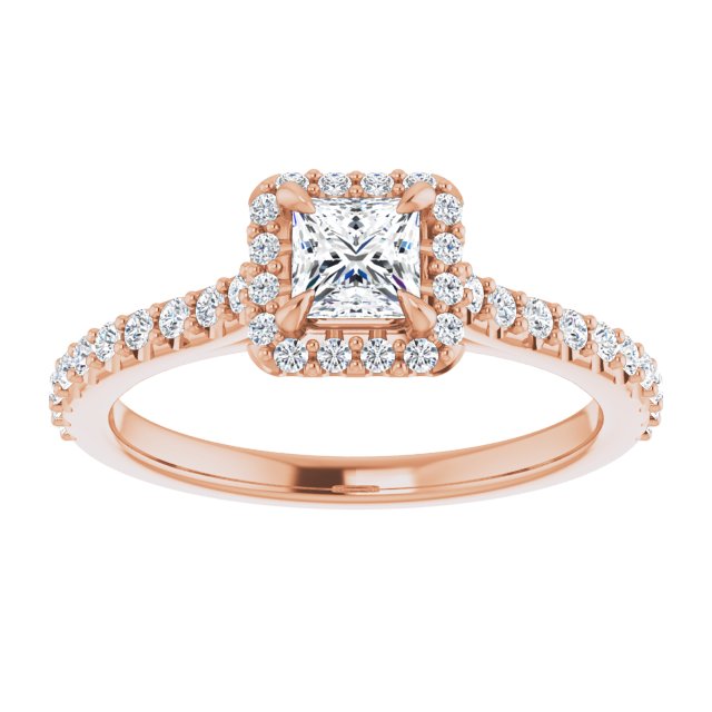 square-10K Rose gold