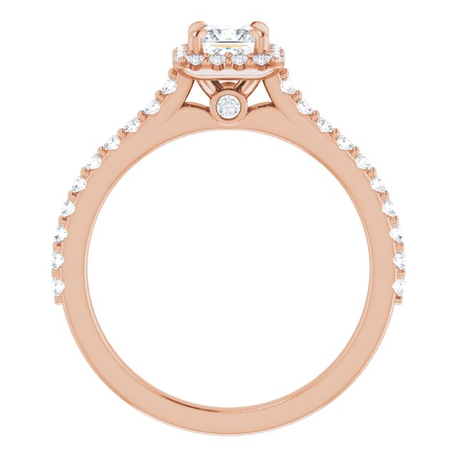 square-18K Rose gold