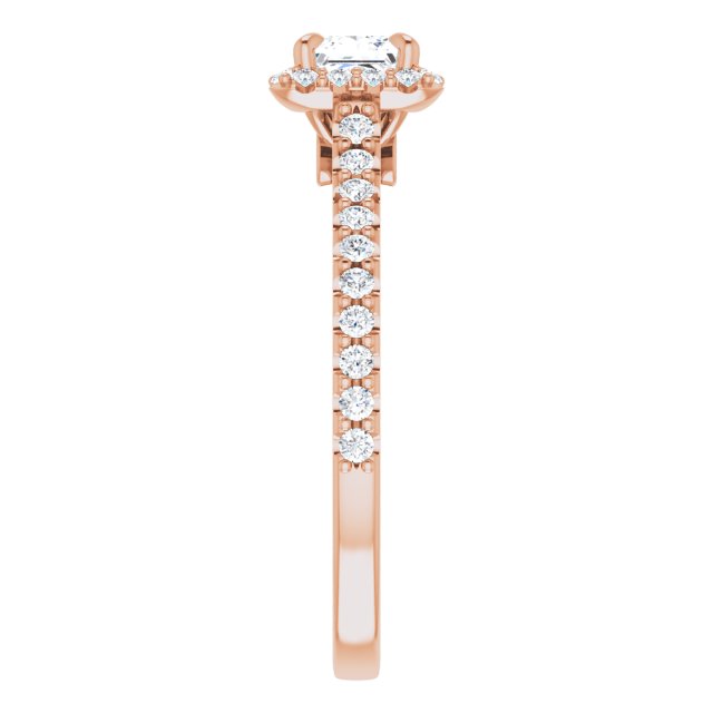 square-10K Rose gold
