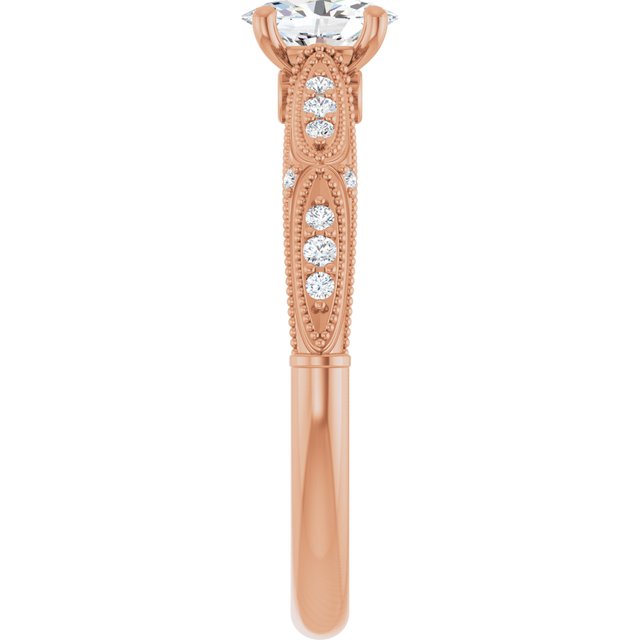 oval-18K Rose gold