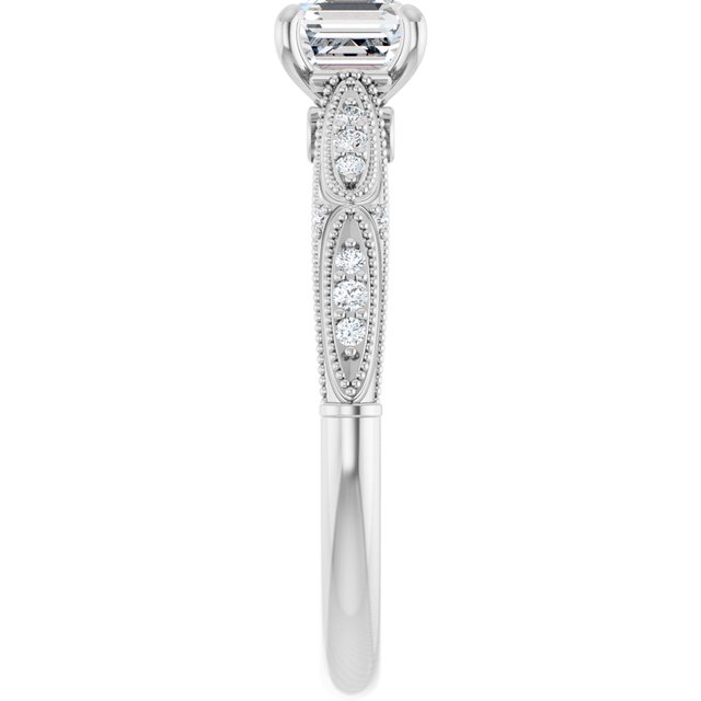 asscher-10K White gold