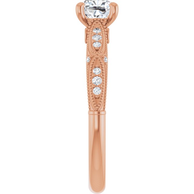 cushion-14K Rose gold