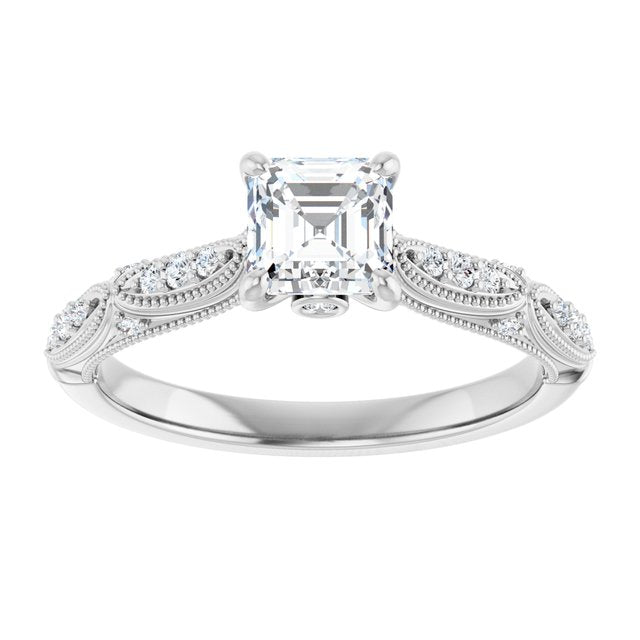 asscher-10K White gold