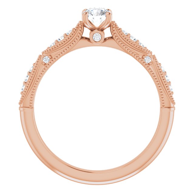 round-10K Rose gold