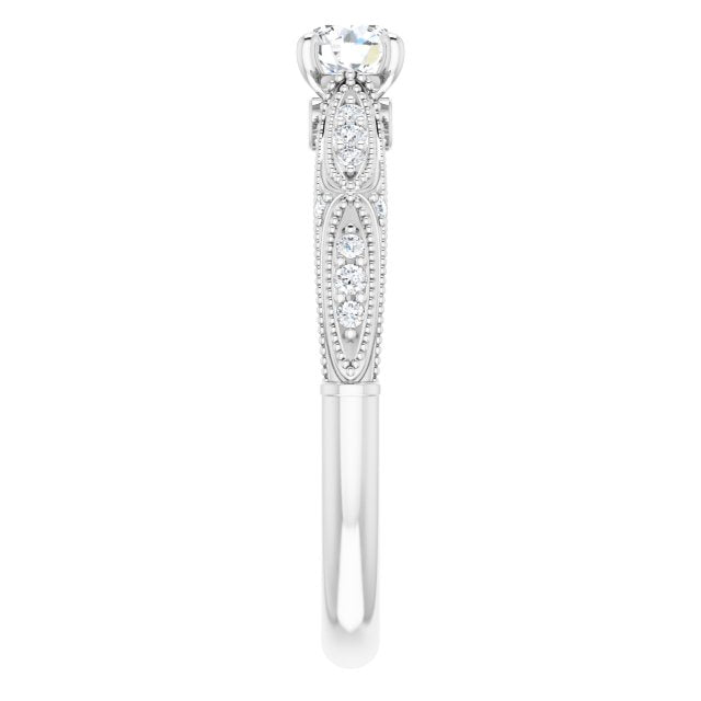 round-18K White gold