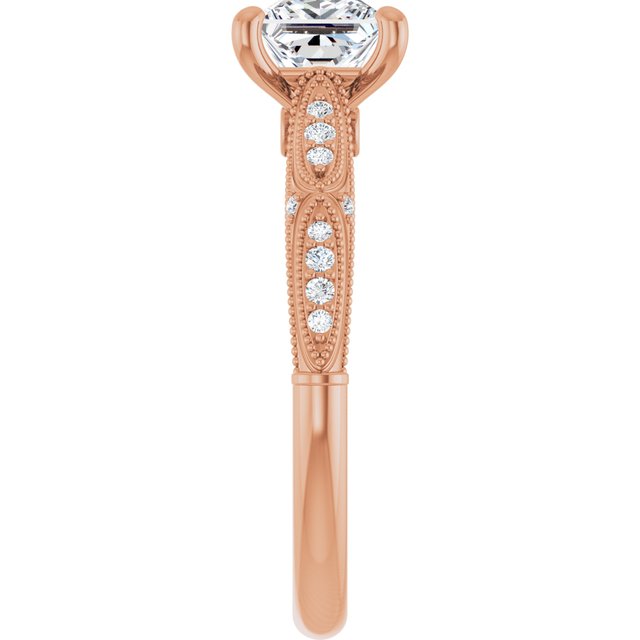 square-14K Rose gold