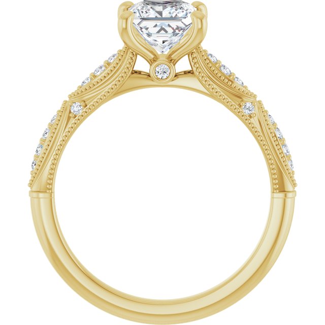 square-10K Yellow gold