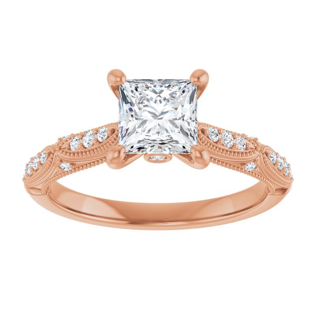 square-18K Rose gold