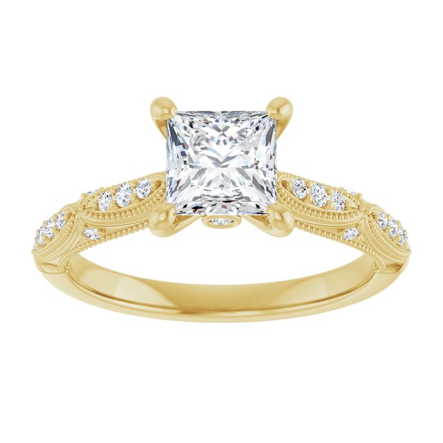 square-10K Yellow gold