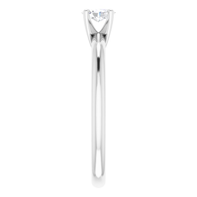 oval-10K White gold