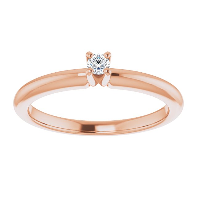 round-18K Rose gold