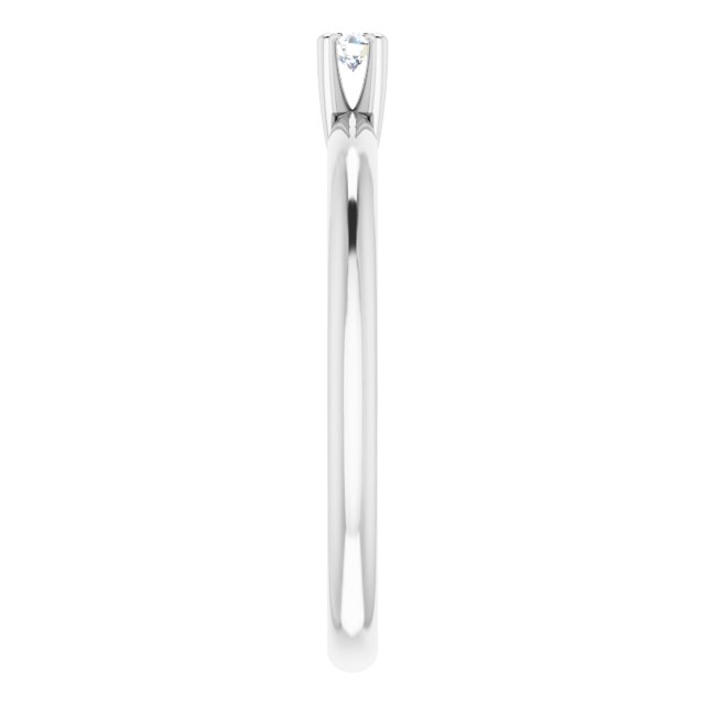round-18K White gold