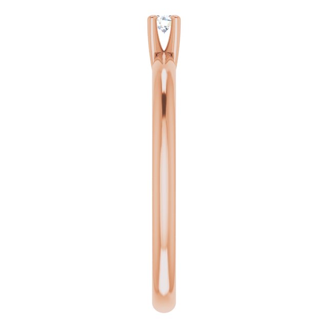 round-14K Rose gold