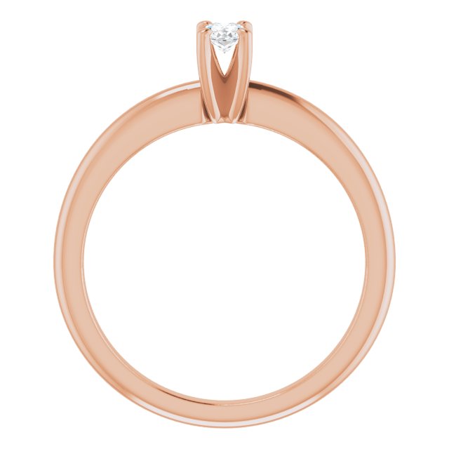 oval-18K Rose gold