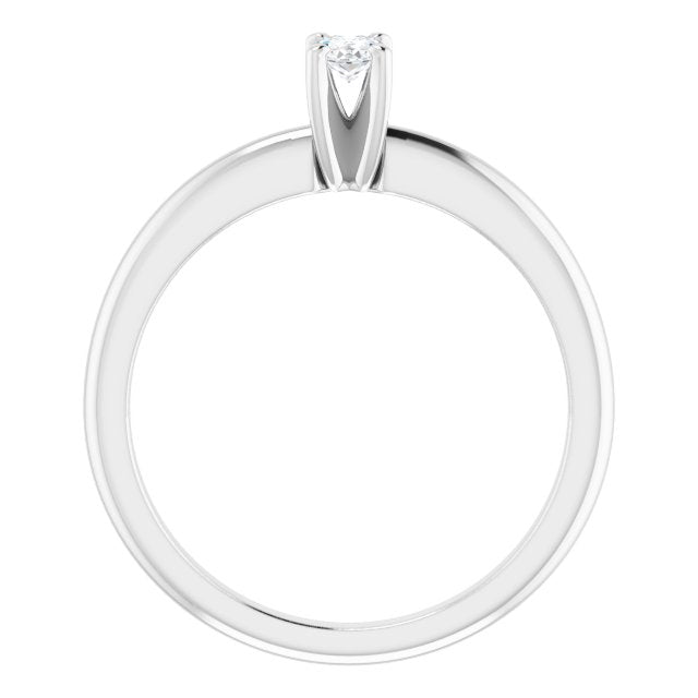 oval-18K White gold