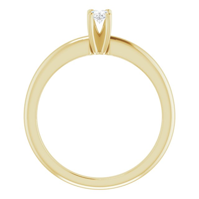 oval-18K Yellow gold