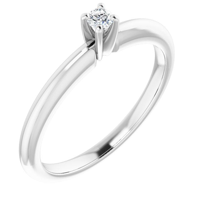 round-18K White gold