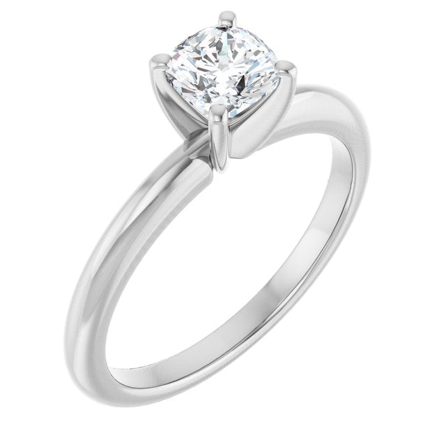 cushion-10K White gold
