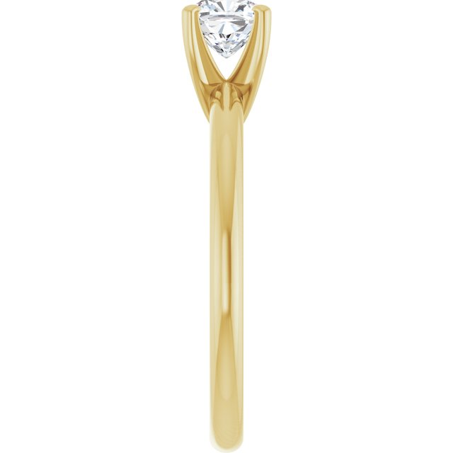 cushion-18K Yellow gold