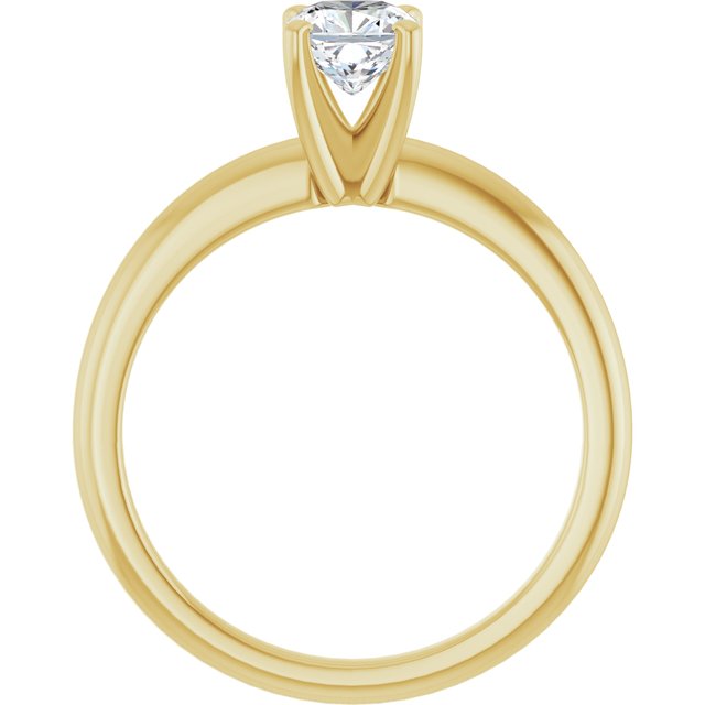cushion-18K Yellow gold