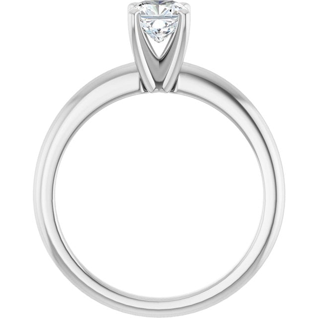 cushion-14K White gold