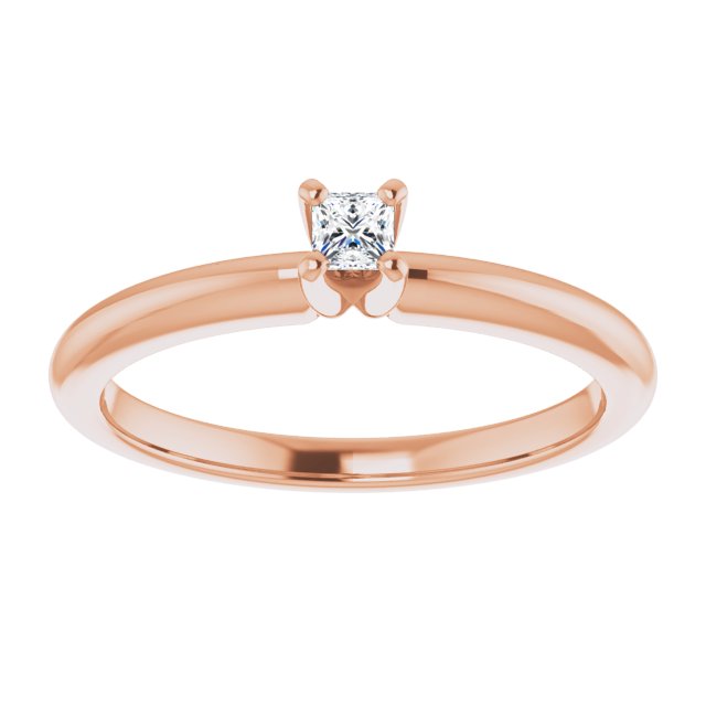 square-18K Rose gold