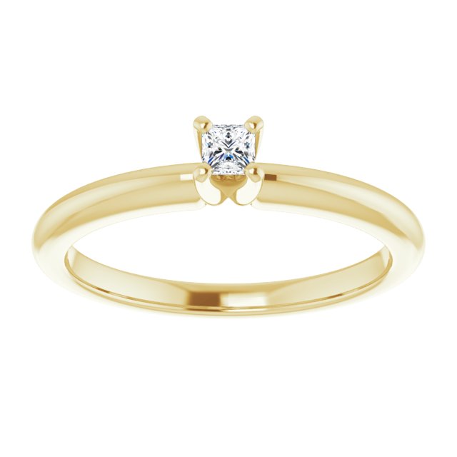 square-14K Yellow gold
