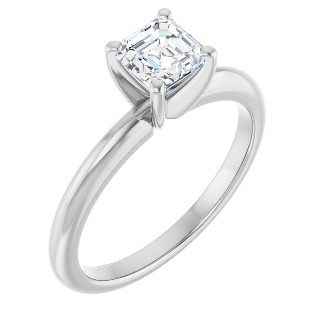 asscher-10K White gold