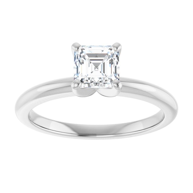 asscher-14K White gold