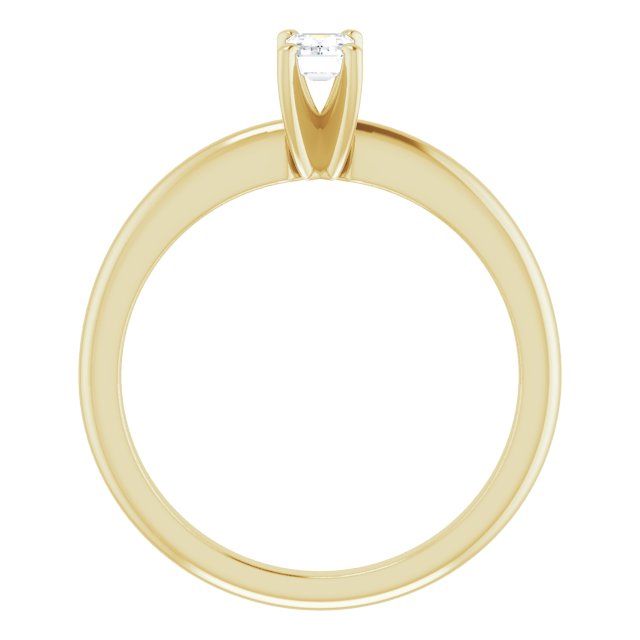 emerald-18K Yellow gold