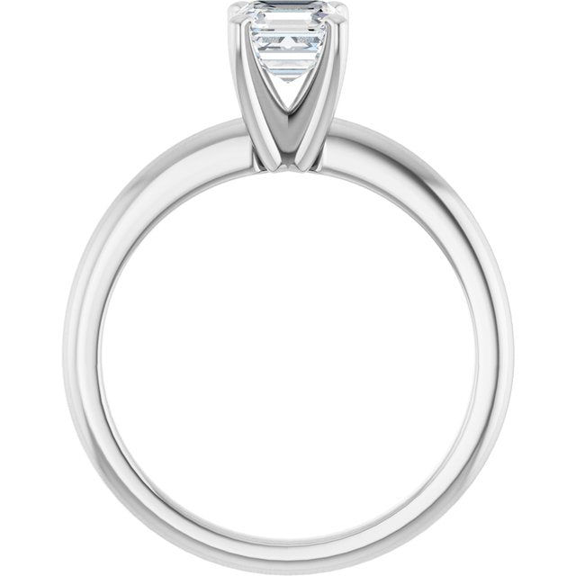 asscher-14K White gold